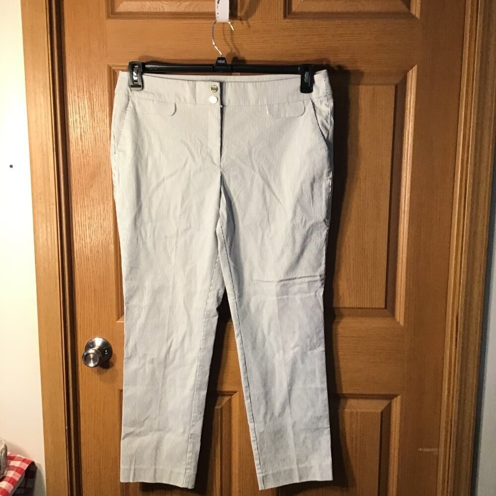Anne Klein Striped Dress Pants